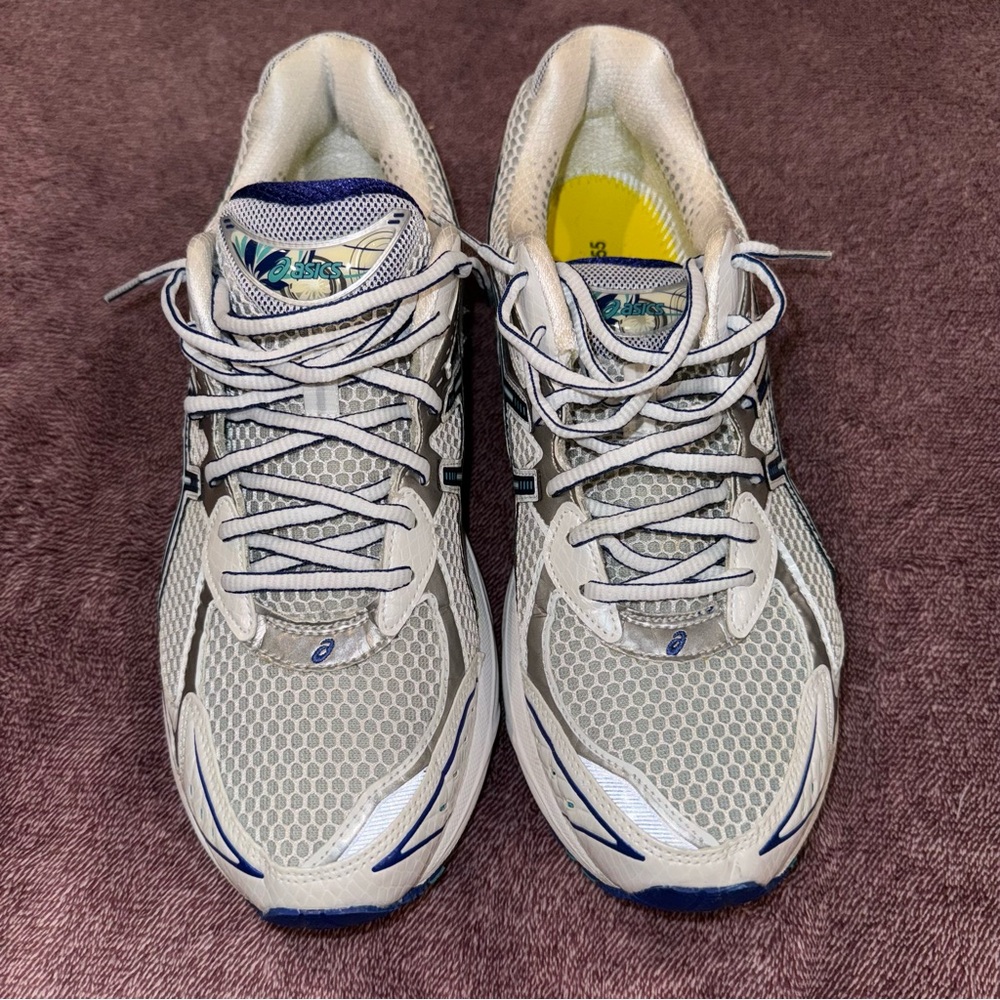 Vintage Y2K ASICS 2160 T154N White Blue 11 Women’s